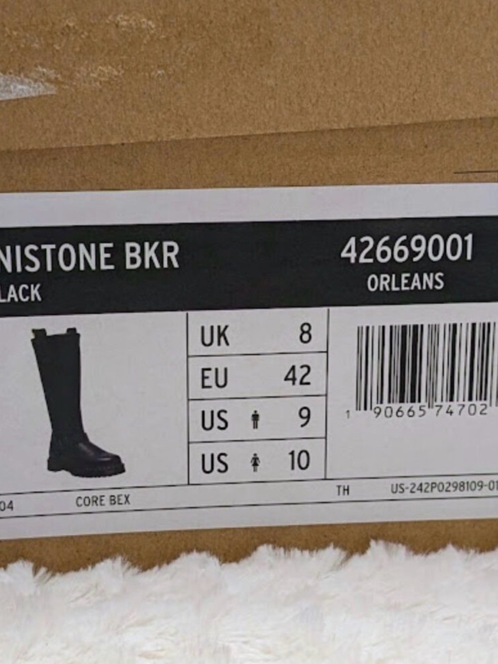 Dr. Martens Anistone Knee High Black Orleans Leather Biker Boots USA 10W/9M - Picture 5 of 8